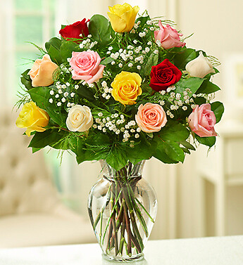 Premium Long Stem Assorted Roses