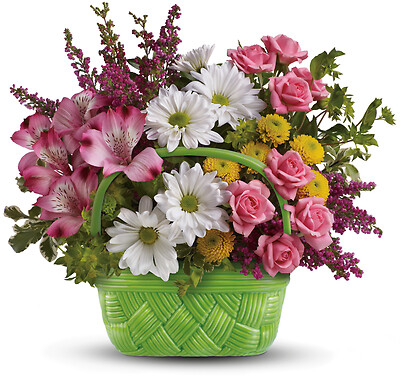 Basket Of Beauty Bouquet