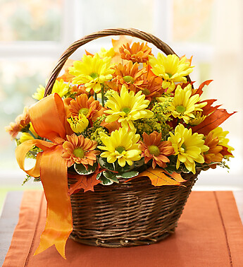 Fall Daisy Basket