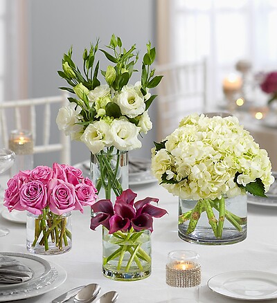 Purple Elegance Centerpiece Package