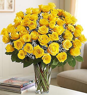 Ultimate Elegance Long Stem Yellow Roses