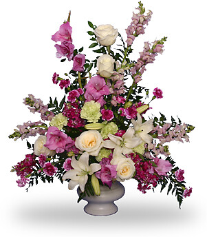 Magenta Sunset Urn