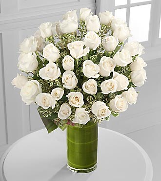 Clarity Luxury Rose Bouquet - 24-inch Premium Long-Stemmed Roses